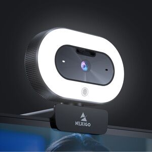 Nexigo N930E Webcam with LED Light